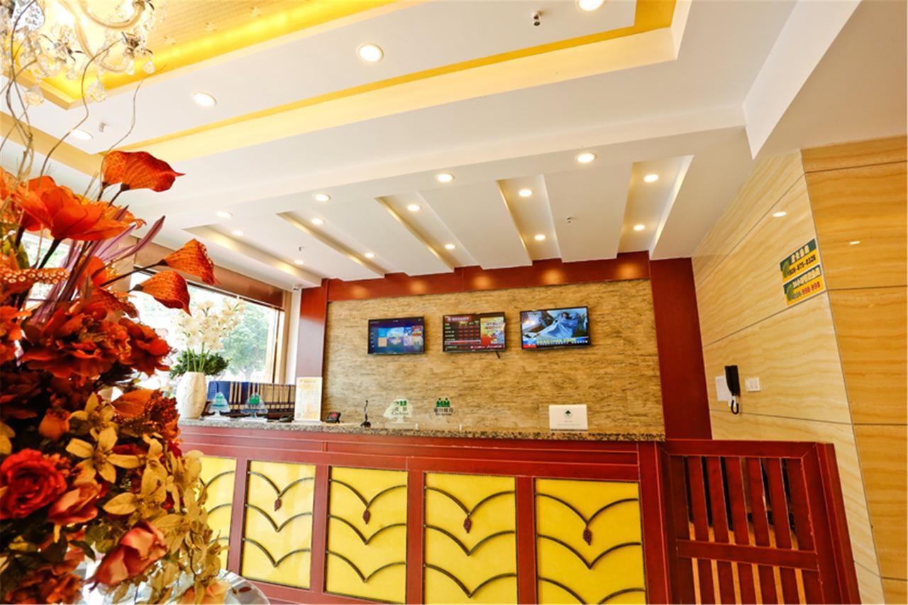 Greentree Inn Shandong Heze Mudan Road Bus Terminal Station Express Hotel Exteriör bild
