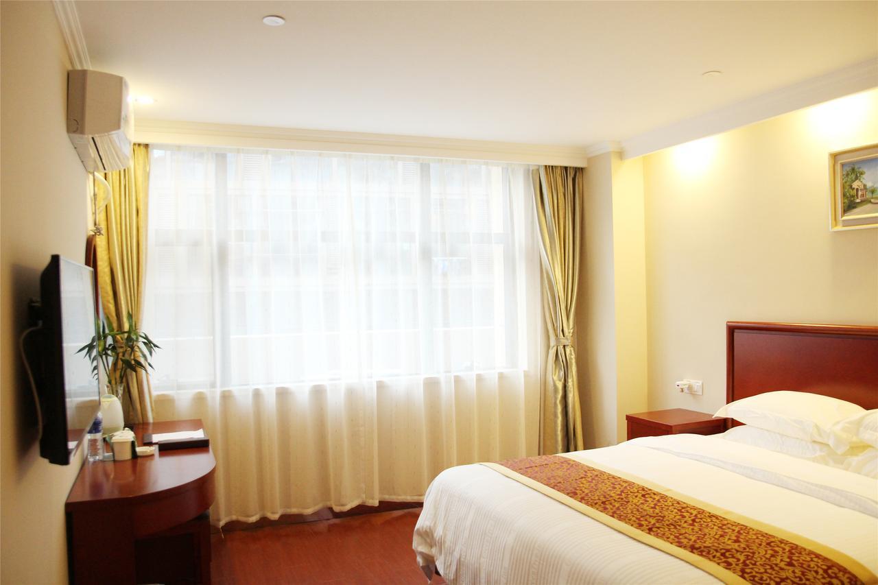 Greentree Inn Shandong Heze Mudan Road Bus Terminal Station Express Hotel Exteriör bild